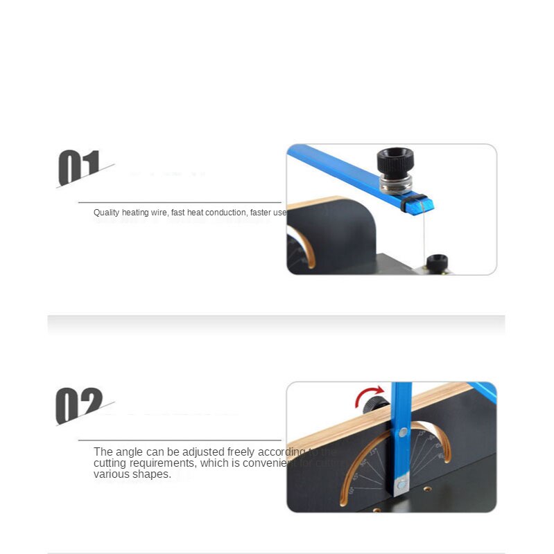 Electric Wire Low Density Sponge Cutting Machine Household Lightweight Foam Cutter Styrofoam Cutting Table foam 380x280MM.