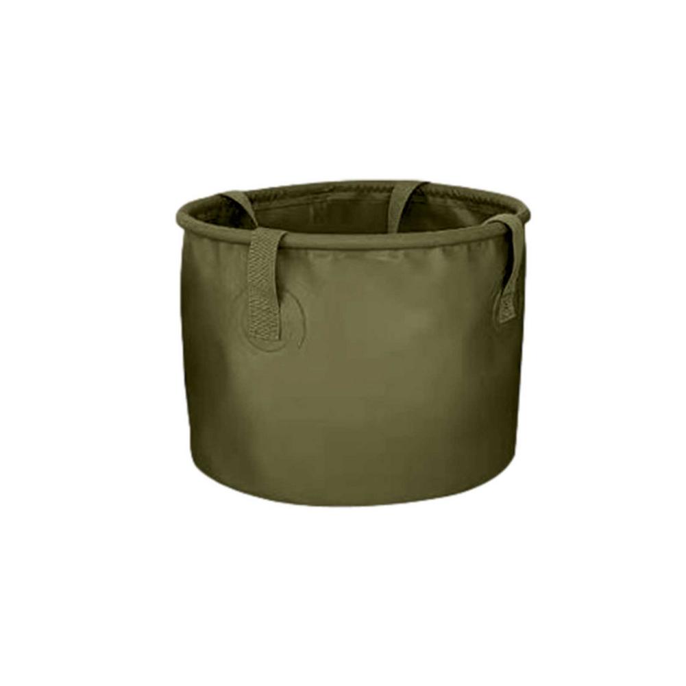 Seau rond pliable Portable, bassin d&#39;eau pliable en PVC seau de pêche étanche voyage en plein air Camping pique-nique stockage d&#39;eau: 13L