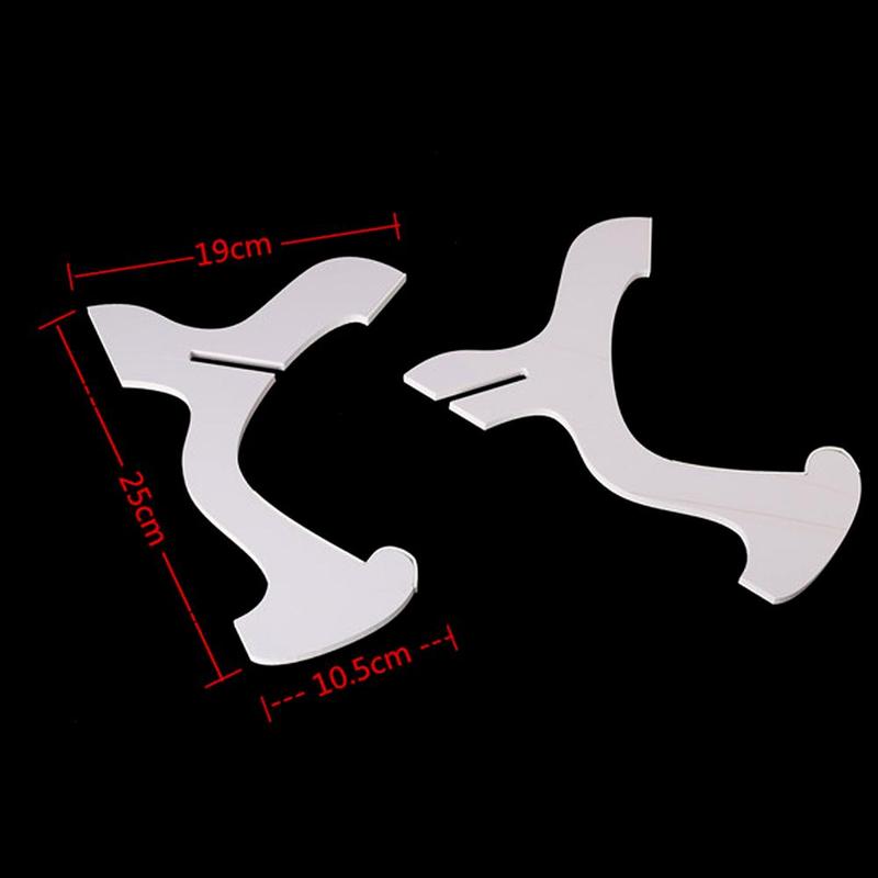 1 stk lodret stativ guitar træ beslag tilbehør guitar holder folde hvid 19*25cm ukulele stativ hylde ukulele ukulel  j6 u 8