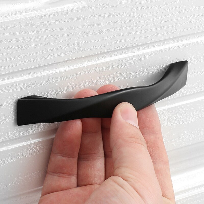 Zwarte Kast Handvatten Kast Deurknop Pulls Voor Thuis Keuken Meubels Kast Lade Hardware Accessoires