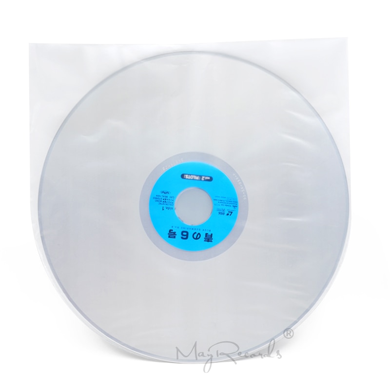 50 Clear Anti-Statische 3 Mil Plastic Vinyl Record Innerlijke Mouwen Voor 12 &#39;&#39;Lp Ld