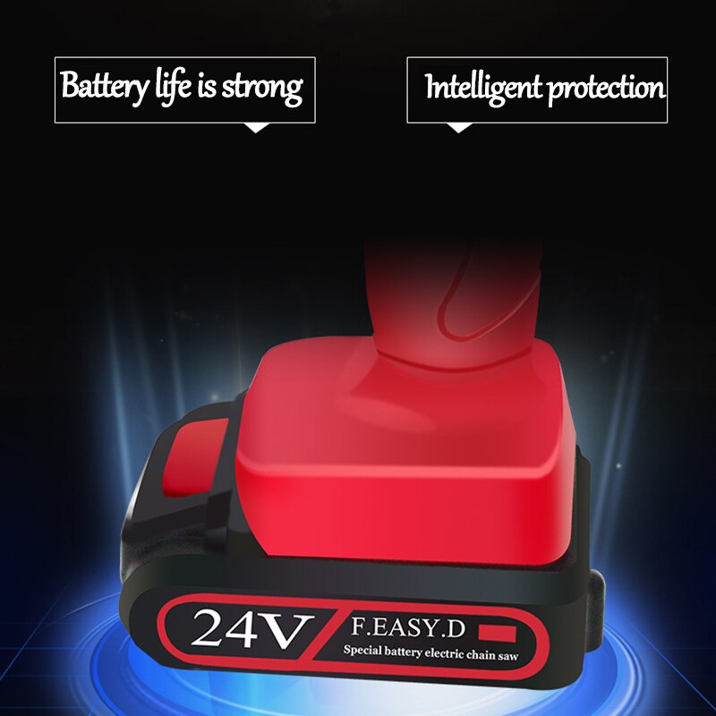 DJ001 24V Wireless Portable Rechargeable For Battery Electric Pruning Saw Mini Woodworking One-handed Garden Logging Saw