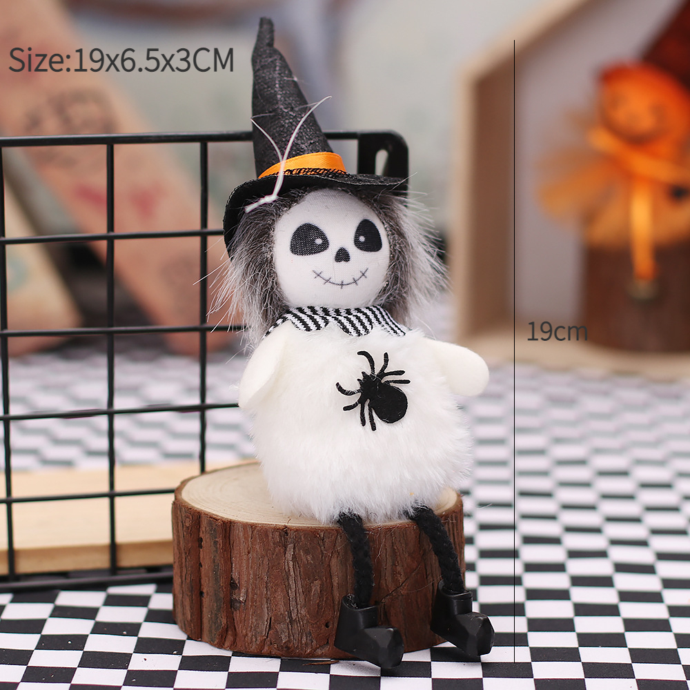 Halloween-dekorasjoner dukkebardekor gresskar spøkelsesheks anheng skummel halloween barn halloween-festdekorasjon til hjemmet