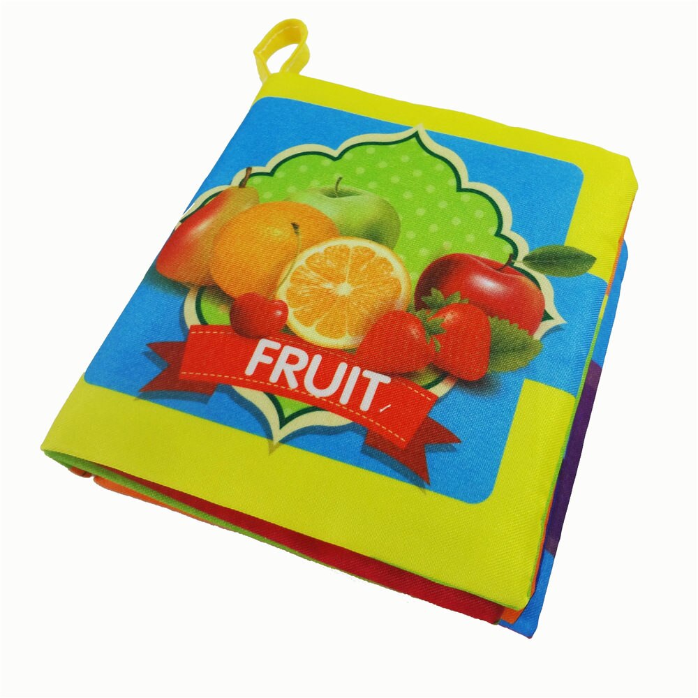 Ecroda 12 Stijl Activiteit Boek Engels Taal Stof Doek Baby Boeken Leren Onderwijs Speelgoed 0 ~ 12 Maanden Juguetes Bebe