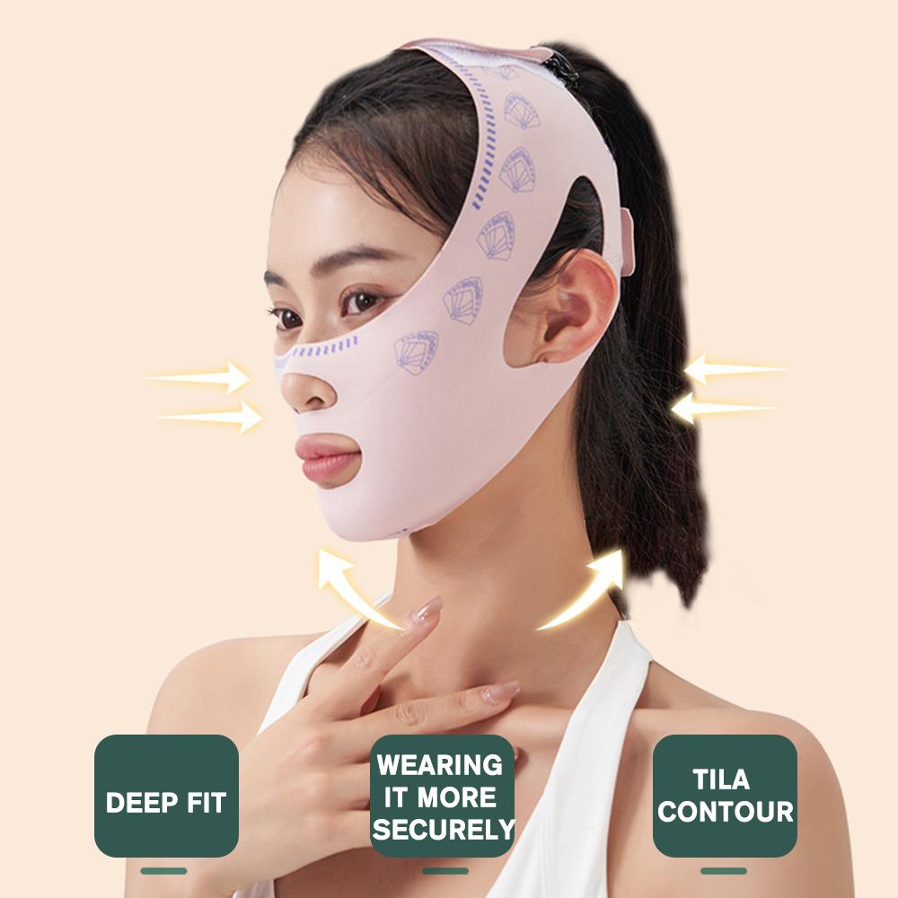 Bandage pour les joues et le menton V Shaper V LineLi, dispositif de taillage et raffermissant, Bandage pour le visage pour améliorer l'affaissement du retard DoubChin