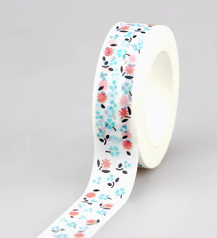 1Pc Flowers set 10m scrapbooking Japanese washi tape adhesive tape,Masking Tape decoration,DIY Sticky Paper Tape Photo Album