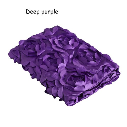 Newborn Baby 3D Photography Photo Prop Rose Flower Backdrop Blanket Rug 11 Color: Deep purple