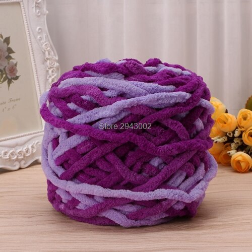 100g/1 balle doux coton à tricoter à la main fil épais tissé volumineux Crochet Worested: 25