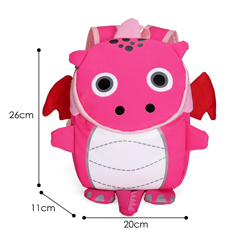 Elephant School toddler Backpack for Children Cute 3D Animal Kids School Bags Boys Girls Schoolbag plecak szkolny: 8