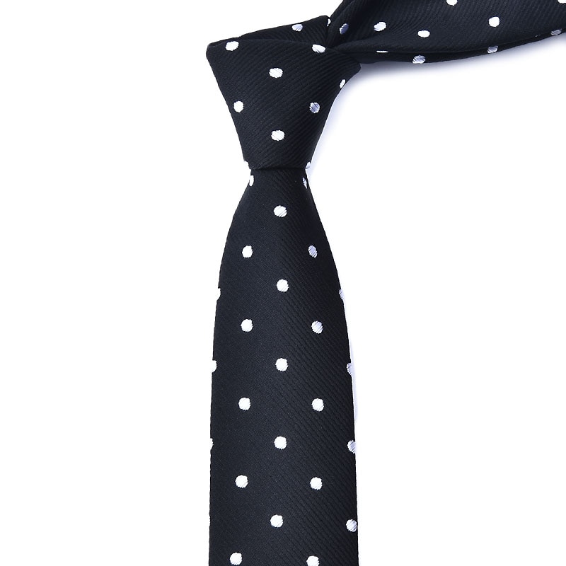 1 unidad, corbata de 5cm de estilo coreano británico, corbata delgada, estrecha, informal, a rayas de puntos, , discoteca, Pub para hombres, mujeres, novio, camarero, camarera