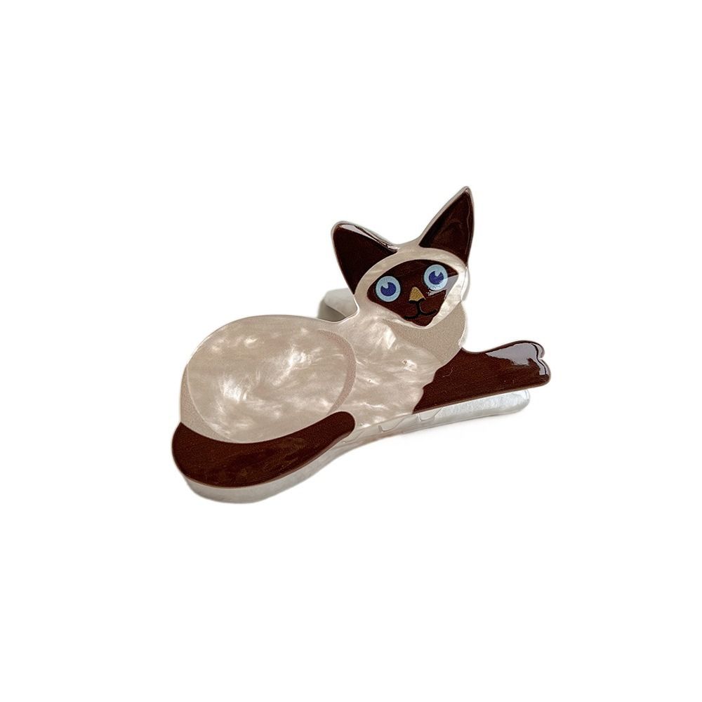 Puppy Dier Hond Haar Klauw Schattige Dier Haai Clip Kitten Kat Haarclip Clip Cartoon Meisje: Zilver