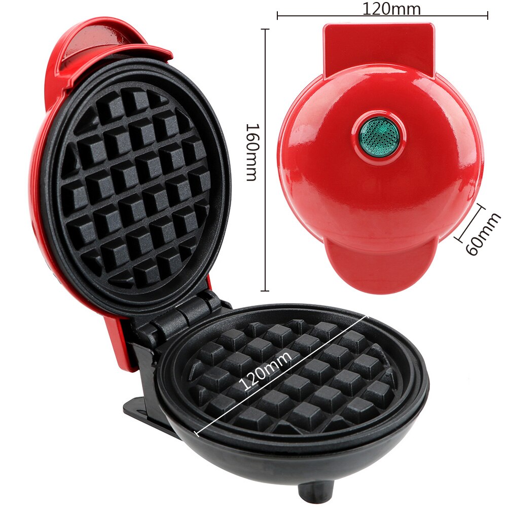 NICEYARD Mini Electric Waffles Maker Waffle Pot Breakfast Waffle Molds Egg Cake Oven Bubble Egg Cake Oven Pan Eggette Machine