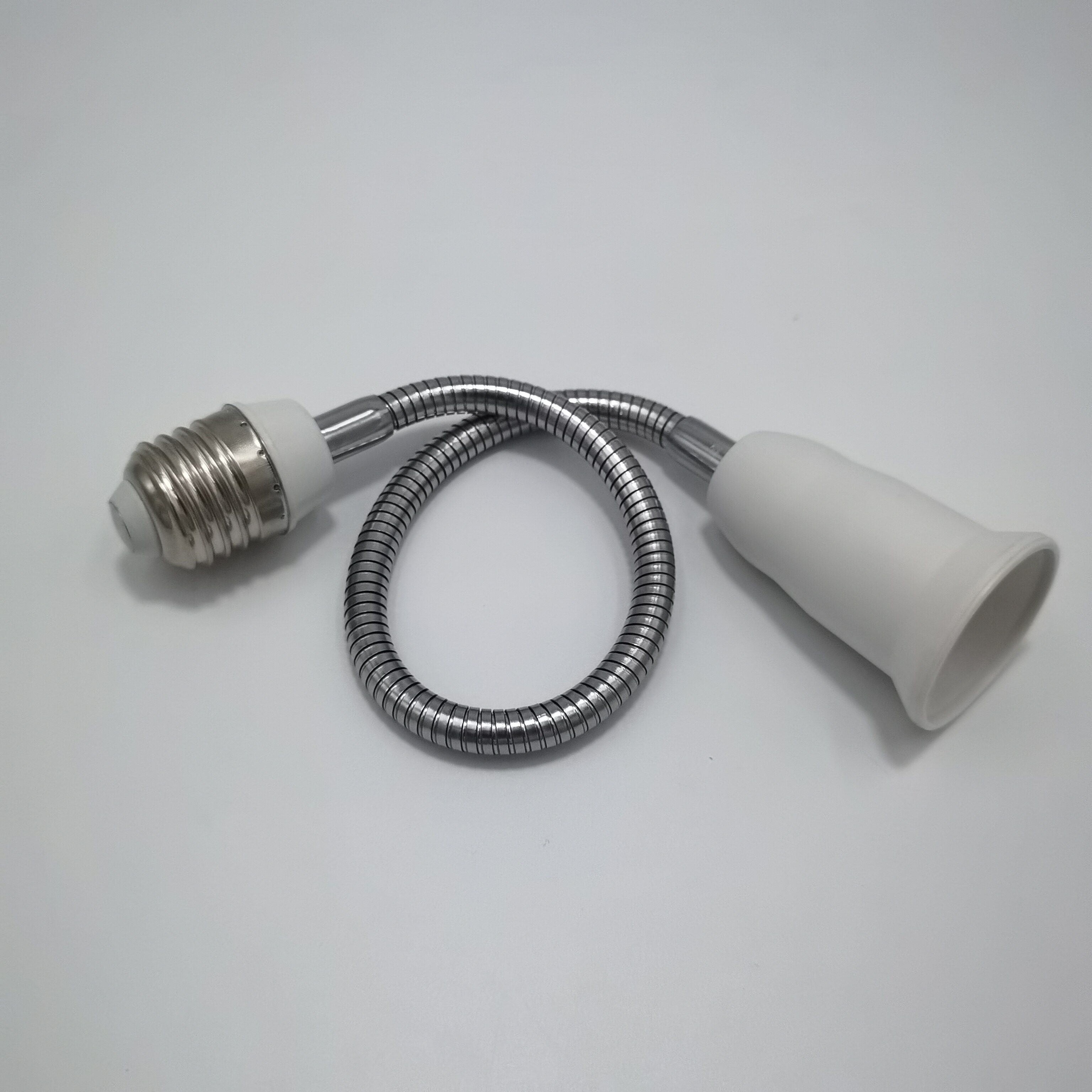 16CM 20CM 30CM 35CM 50CM 60CM E27 To E27 Lamp Holder Flexible Extension Adapter Socket 110V-220V LED Bulb Light Converters