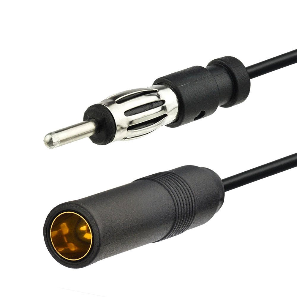 Superbat Car Radio Extension Cable 3m DIN Male Connector for for Vehicle Truck Car Stereo Head Unit CD Media Receiver Player