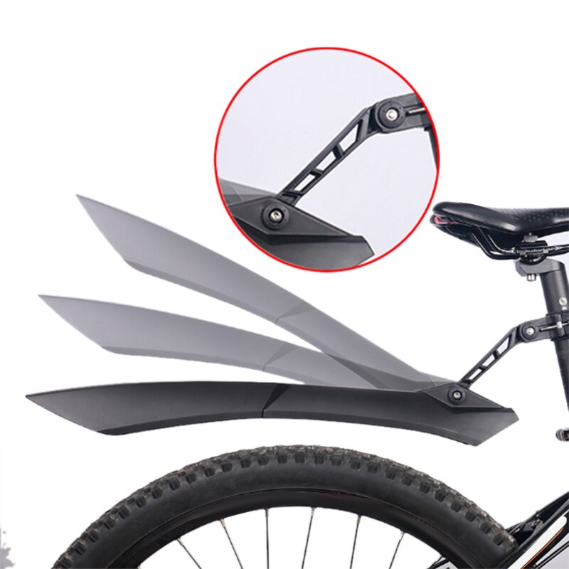 Guardabarros de bicicleta MTB 24 - 29 pulgadas guardabarros de rueda delantera/trasera accesorios de bicicleta práctico montaje Extra largo ancho
