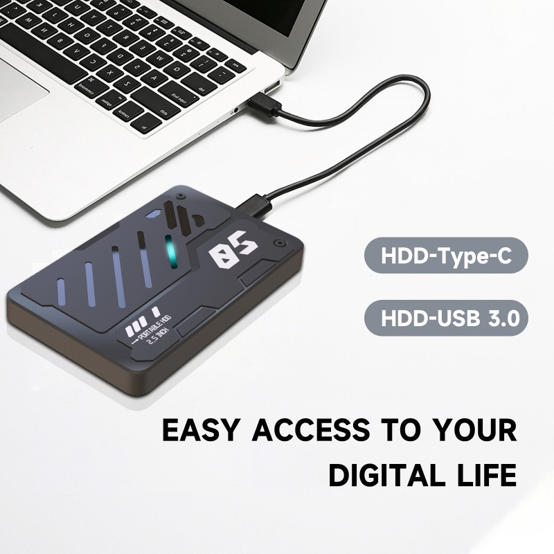 2.5 -calowy przenośny dysk twardy zewnętrzny usb 3.0 typu -c 1tb 750gb 500gb 320gb 250gb 160gb robić laptopa, komputera stacjonarnego prochowiec