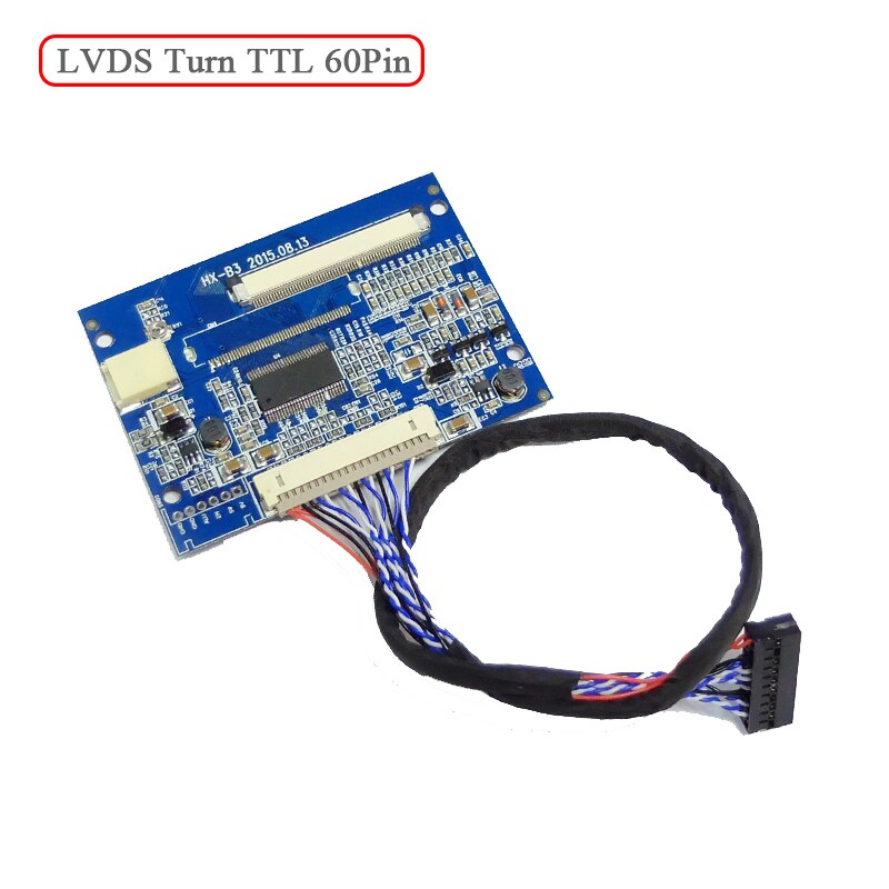 HX-B3 LVDS turn 60pin TTL poort standaard 20pin 1-ch 8 LVDS input 60pin TTL uitgang A101VW01