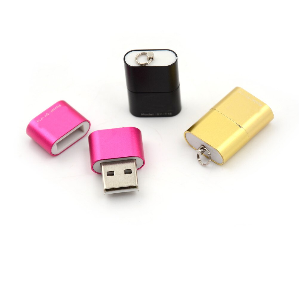 Mini-usb -2.0- speicherkartenleser-adapter mit hoher geschwindigkeit für micro-sd-, tf- und t-flash-speicherkarten (480 mbit 2.0 s) für tablets/smartphones (otg-adapter)
