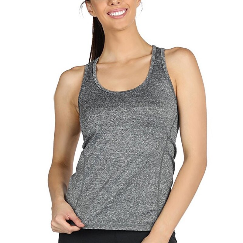 Vrouwen Fitness Vest Ademend Slim Fit Mouwloze Tops Voor Jogging DO2