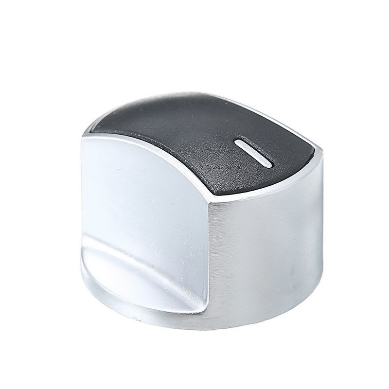 6PCS/Set Metal Gas Stove Knobs Durable Kitchen Cooker Oven Hob 6mm Universal Silver Gas Stove Control Knobs Handle Switch