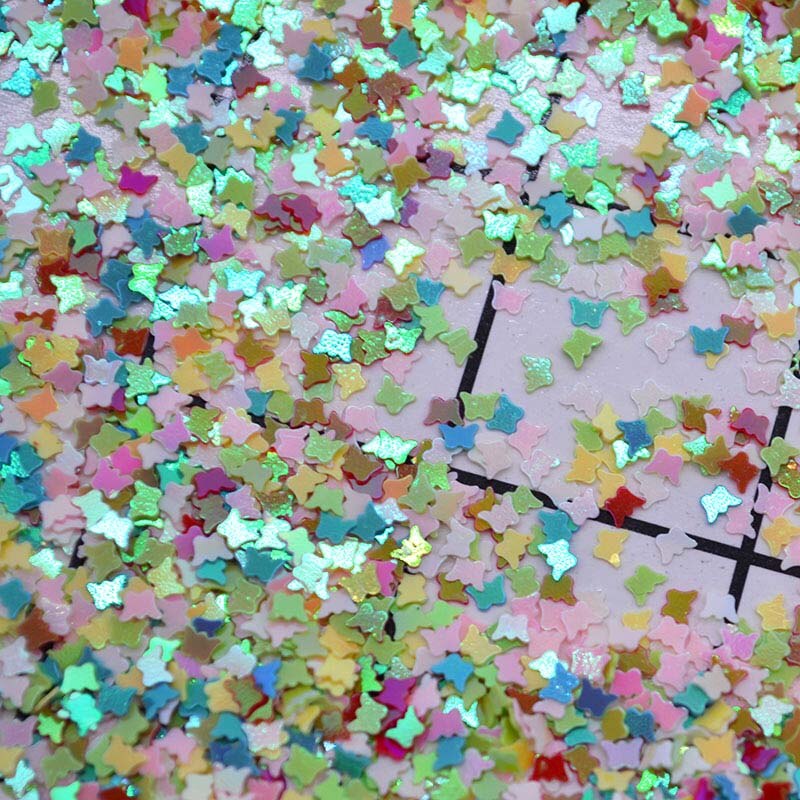 3mm Mini Stars Sprinkles Confetti Birthday Party Wedding Decoration Confetti DIY Nail Art Craft Metallic Star Party Supplies: C05