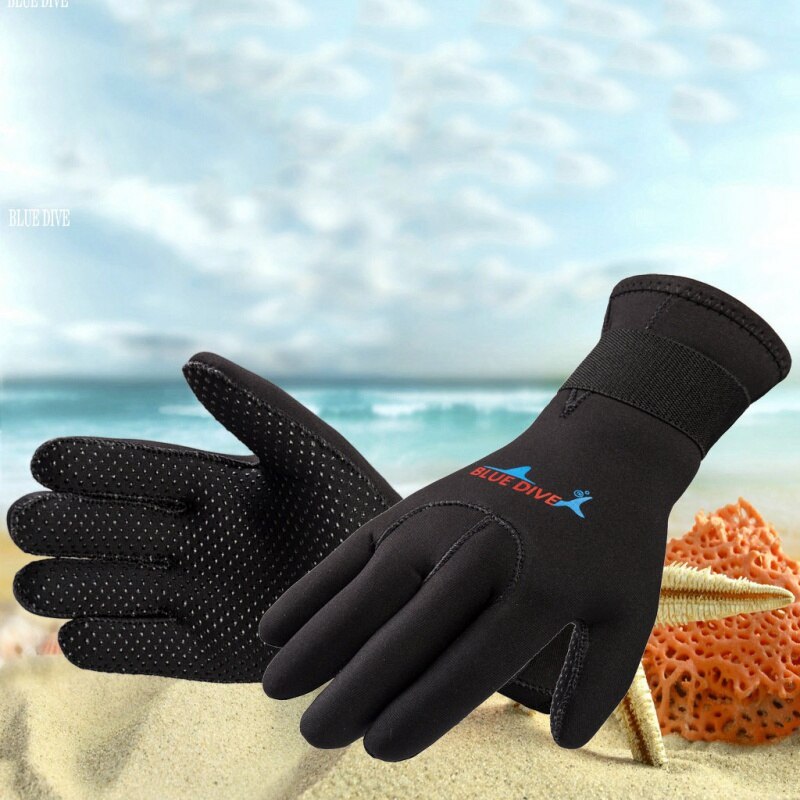 Kvinner og menn svømmer dykkerhansker neopren anti-skli varm våtdrakt hansker svømming snorkling surfehansker for vannaktiviteter
