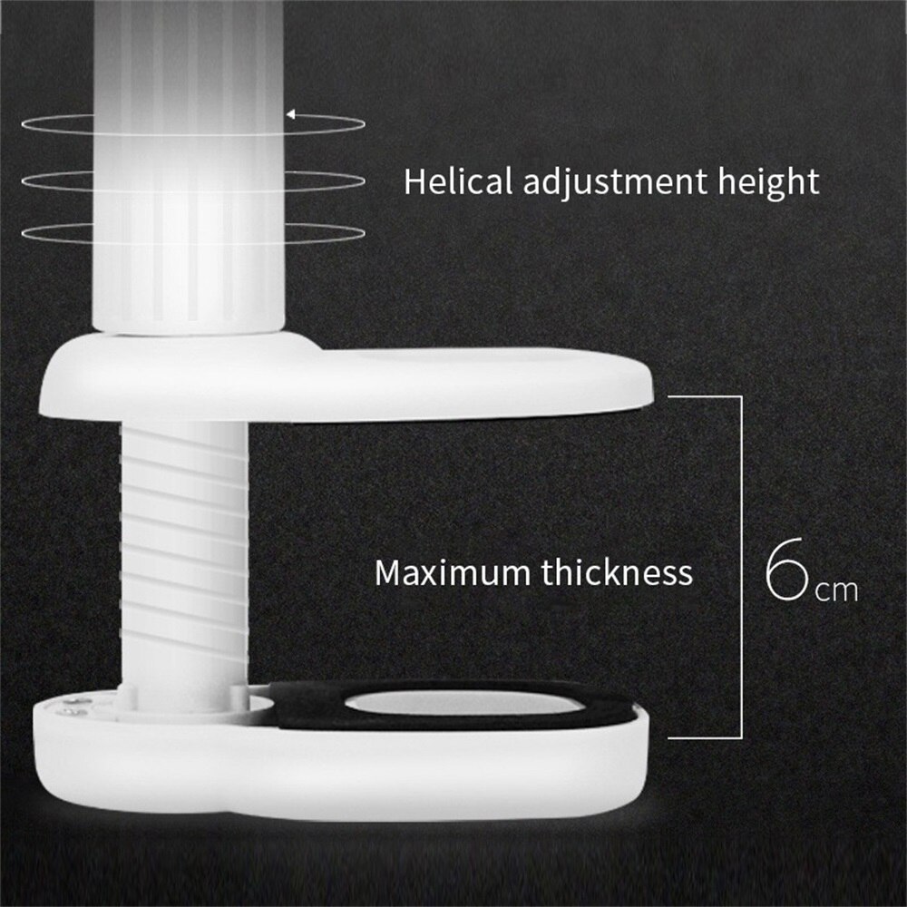 Bureaulamp Usb Led Tafellamp Tafellamp Met Clip Bed Leesboek Licht Led Bureaulamp Tafel Touch 3 modi