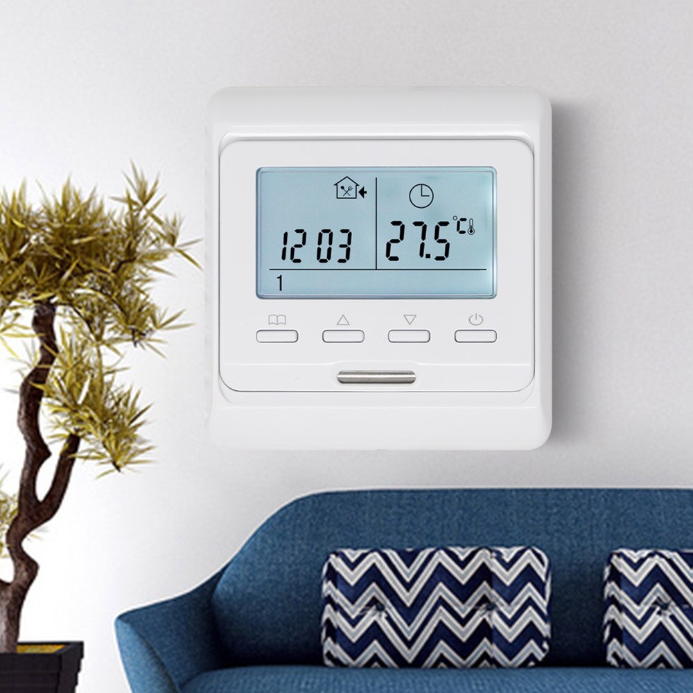 220v termoregulator til varm gulvvarme termostat 16a elektrisk / vand opvarmning lcd ugentlig programmerbar trådløs termostat