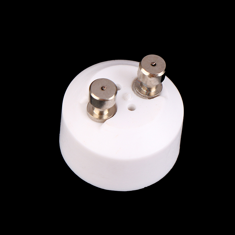 Base de enchufe de cerámica de , bombilla LED halógena, GU10 a MR16, G4, GU5.3, adaptador de Pin GY6.35, convertidor blanco, portalámparas