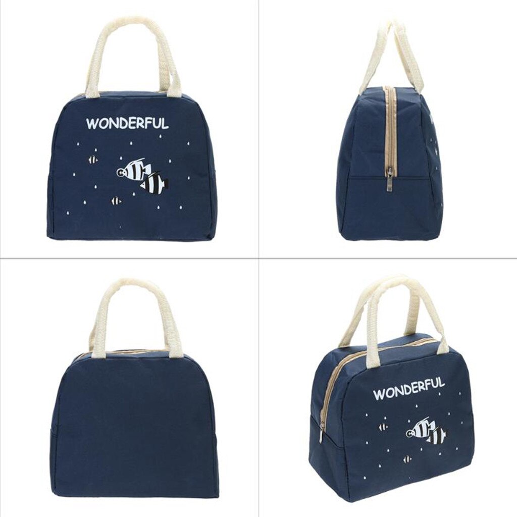 Cartoon Leuke Draagbare Verdikking Geïsoleerde Lunch Tas Lunch Bag Lunchbox Tas Lunch Container School Voedsel Opbergzakken # T2