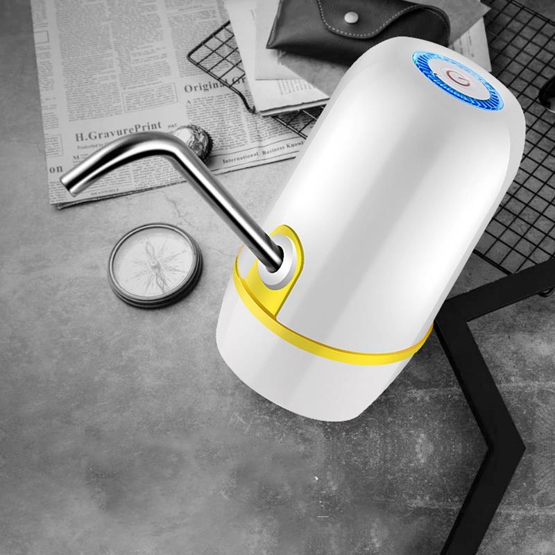 Ladung Elektrische Pumpe Wasser Flasche Wasser Halterung Reines Wasser Druck Wasser Wasserhahn Weiß