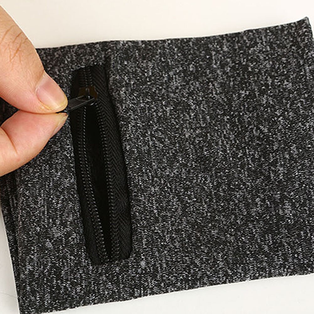 Men Women Running Sport Travel Zipper Wrist Wallet Band Coin Key Holder Storage Pouch Travel Gym Cycling Safe Sport Bag