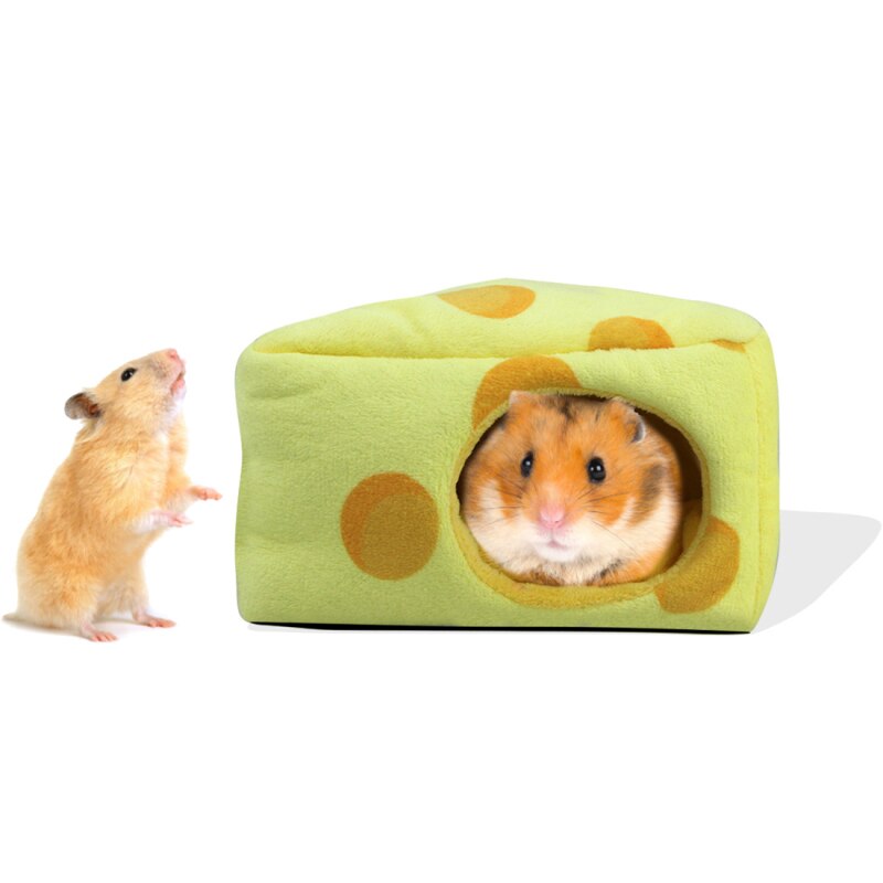 Hamster House Guinea Pig Accessories Hamster Cotton House Small Animal Nest Winter Warm For Rodent/Guinea Pig/Rat/Hedgehog
