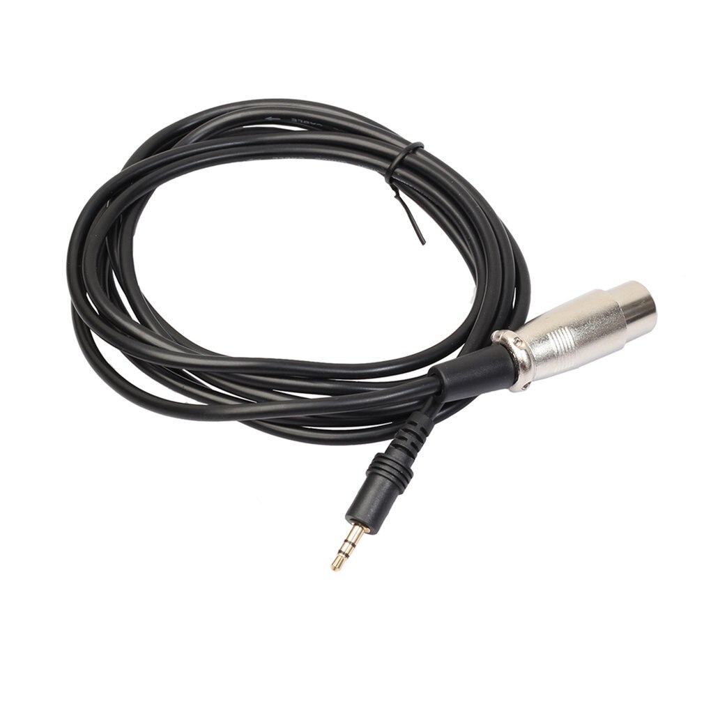 Xlr 3 Pin Female To Right Angle 1/8 Xlr3F To Right-Angle 3.5 Mm Trs For Dv Camera/ Microphone Mic: Default Title