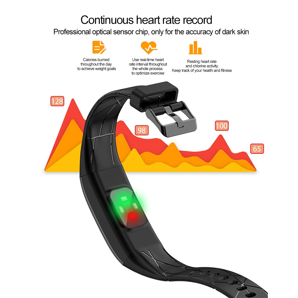 Smart Bracelet Heart Rate Monitoring Health Dynamic Stopwatch Smart Watch Blood Pressure Sports Tracker Fitness