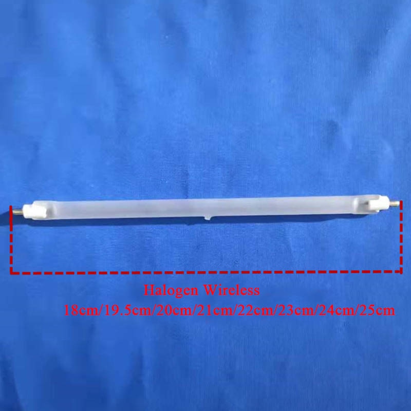 1pc infrarot lampe heizung autolack lampe desinfektion schrank innen Kohlenstoff faser heizelement quarz rohr 220V 400W