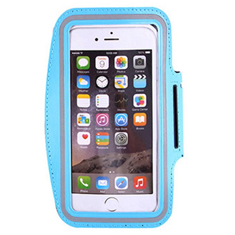 Armband voor acer liquid  x2 5.5 " sport hardloop mobiele telefoon armband riem tas houder beschermhoes voor acer liquid  x2 telefoon bij de hand: Blauw