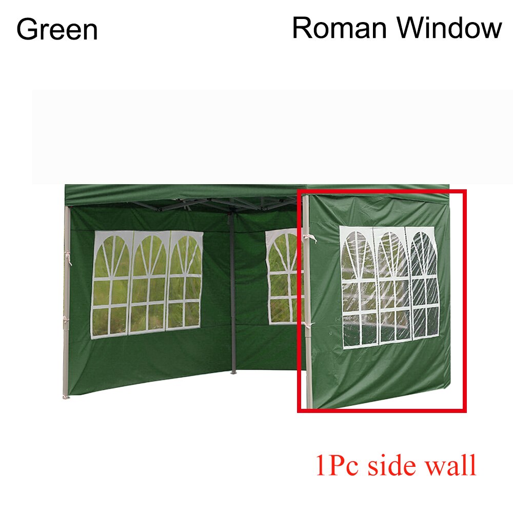 Tente imperméable portative extérieure d'ombre de jardin de mur latéral de remplacement de tente imperméable de tissu d'oxford abri sans dessus d'auvent: 6x6x2m-7
