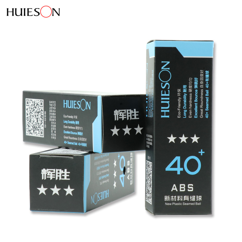 Huieson 3 unids/pack 3 Estrellas Pelota de Tenis de Mesa 40mm Material Plástico ABS Mesa de Ping Pong Bolas Accesorios de tenis