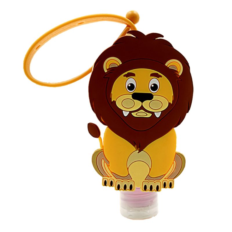 Cute Kids 30ml Empty Travel Bottle Hand Sanitizer Holder with Silicone Case Leak Proof Refillable Portable Containers: A