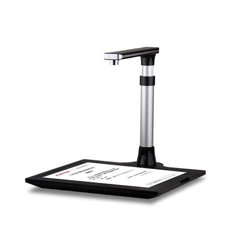 Advanced Book &amp; Document Scanner Auto-Flatten &amp; Deskew Tech Camera Scanner with OCR Function Office &amp; Teaching Tool