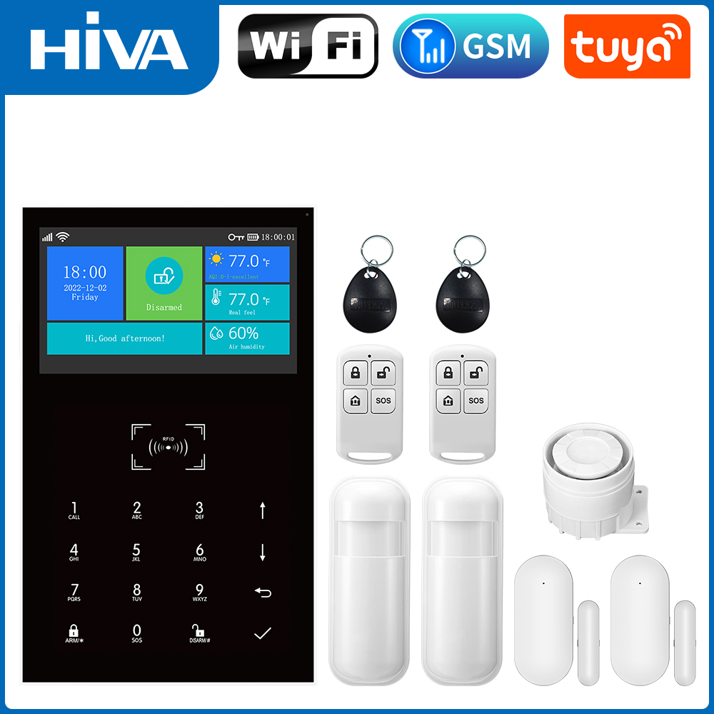 4G Wifi Draadloos Alarmsysteem Tuya Smart Home Kindveiligheid Thuis Antidiefstalsysteem Smart Life App Controle Werkt met ALexa PG-109