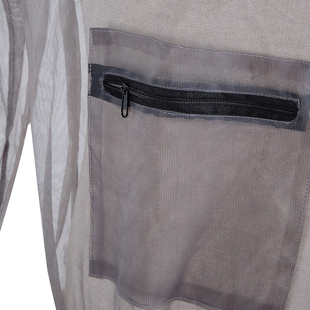 Outdoor wild fishing anti-mosquito bite coat Mosquito Bug Bee Insect Mesh Jacket Camping Fishing Protector Net