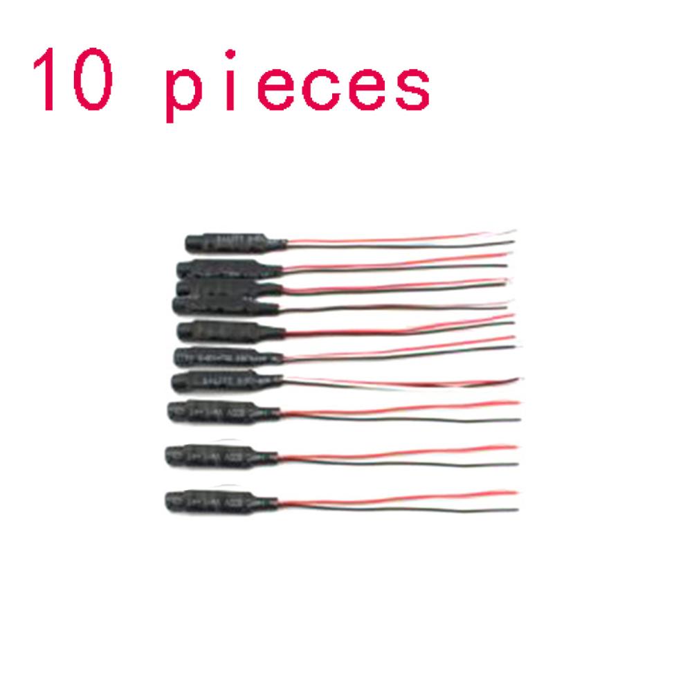 10 Pieces Mini CCTV Mic Sound Monitor High Sensitive Audio Pickup Device Tiny CCTV Microphone for Security Camera
