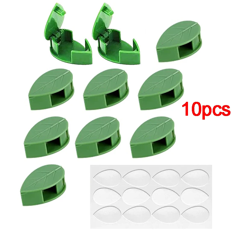 Clips muraux invisibles pour plantes grimpantes, 10 à 30 pièces, crochet auto-adhésif, Traction de vigne, décoration de jardin de maison: Beige