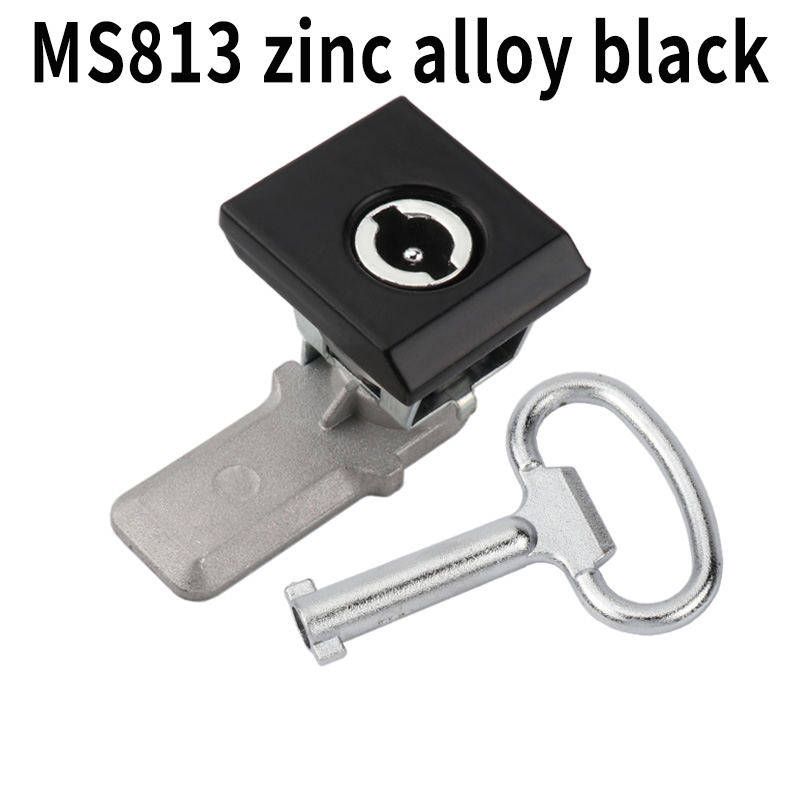 Ms813 firkantet lås tungelås kompression firkantet vingelås kerne switch kabinet ae boks marine heks kabinet lås: Blå