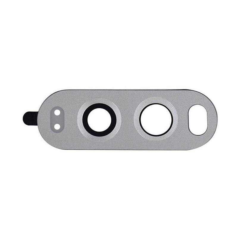 Rear Back Camera Glass Lens Cover Frame Holder for LG V20 F800 H990N H910 H918 LS997 VS995 VH99: White