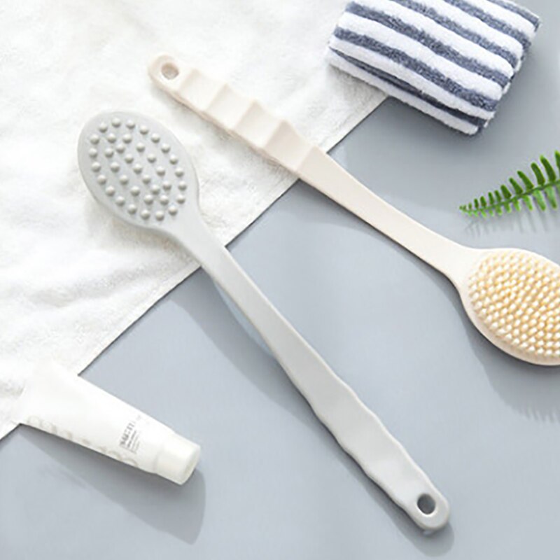 Baden Artefact Badkamer Lange Handvat Massage Terug Wrijven Borstel Exfoliërende Bad Borstel Zachte Haar Bad Borstel Borstel
