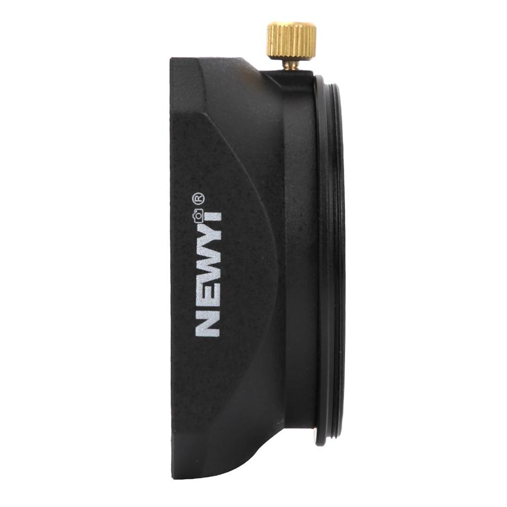 NEWYI – accessoire de pare-soleil carré pour caméscope DV, filtre d&#39;objectif de caméra vidéo numérique 37/39/40.5/43/49/52/55/58mm