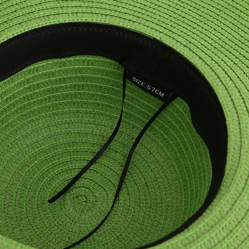 Chapéu de Palha Brim, Ultrafino, Respirável, Elegante, Sol, Praia, Viagem, Gorras, Verão, 25cm
